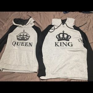 His and Her hoodies